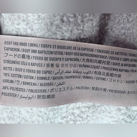 ABERCROMBIE‎ & FITCH Essential Ribbed Sunday Hooded Full Zip, Size XSMALL - Picture 11 of 14